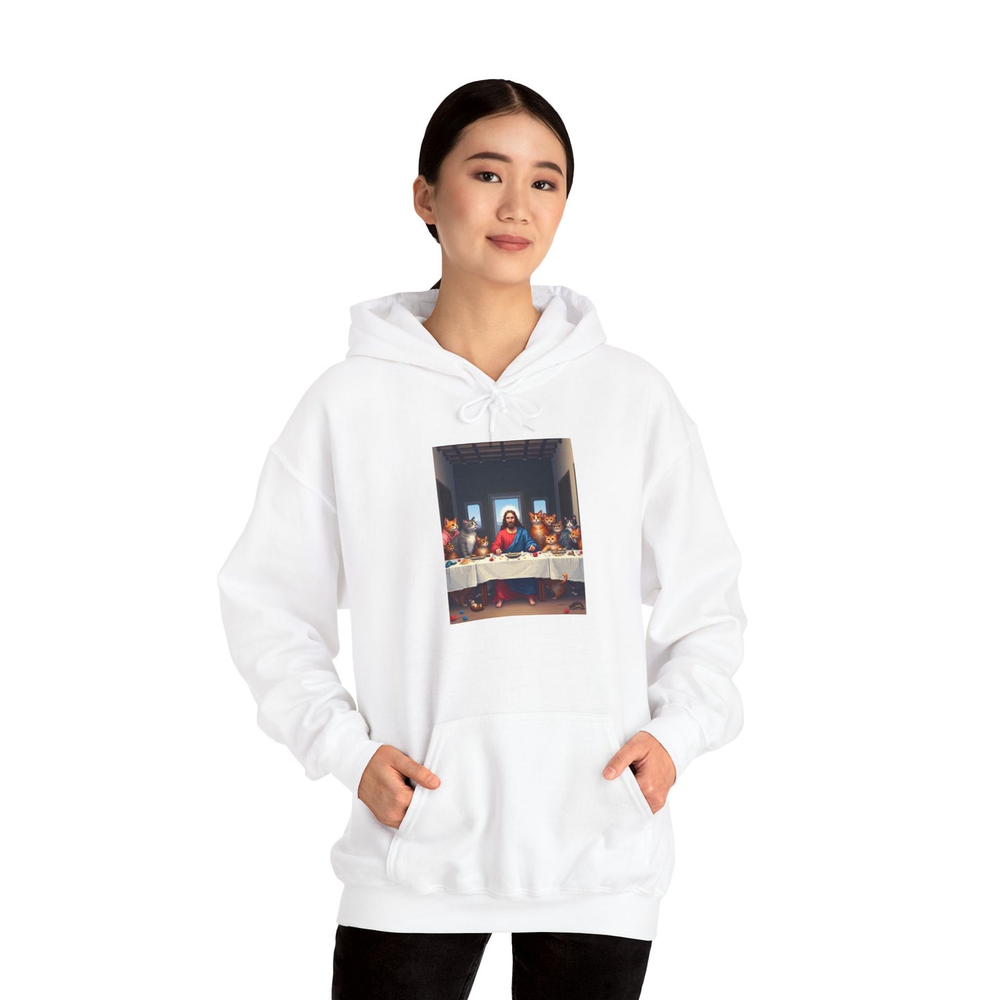 Hoodie - The Last Supper: Cat Edition