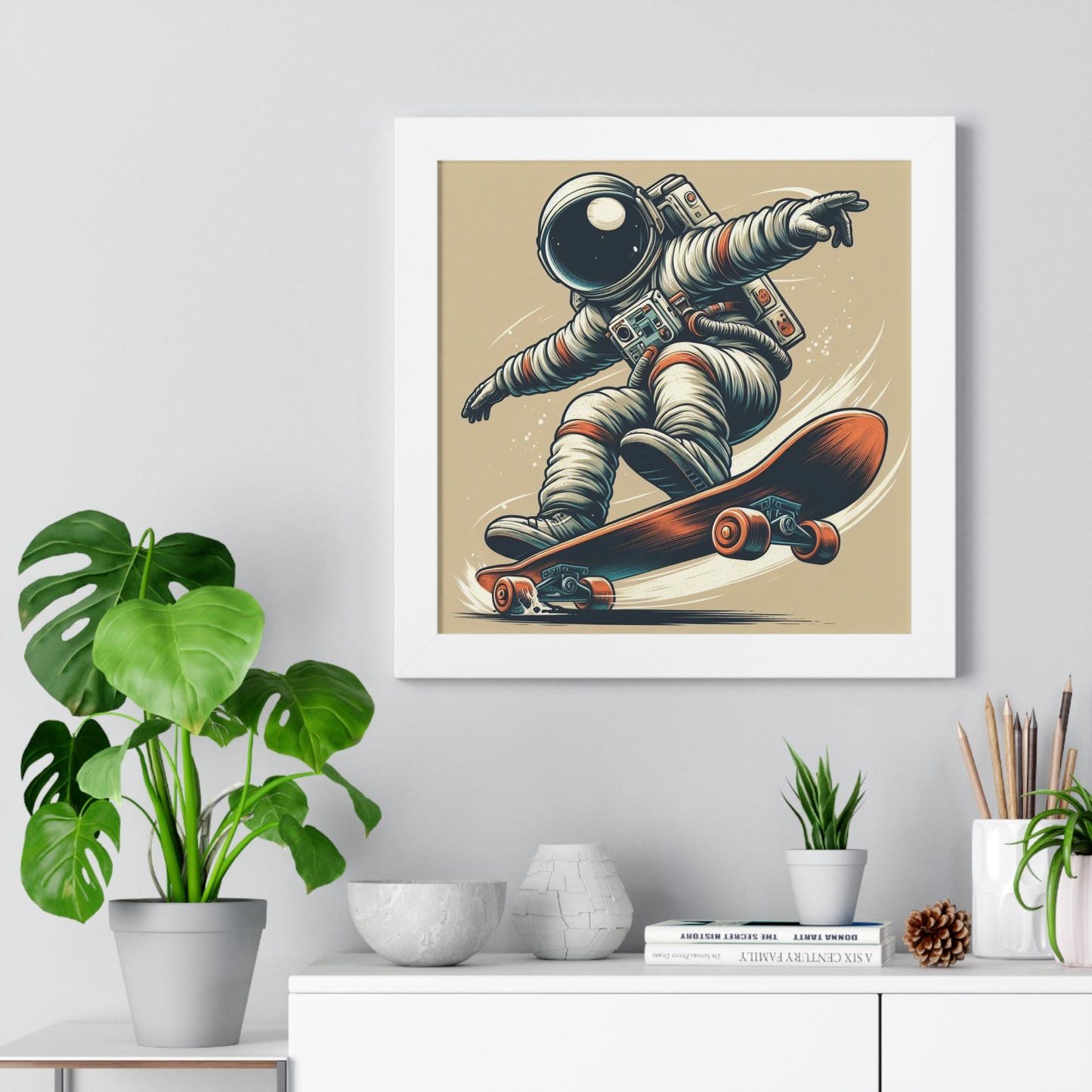 Skateboarder Astronaut