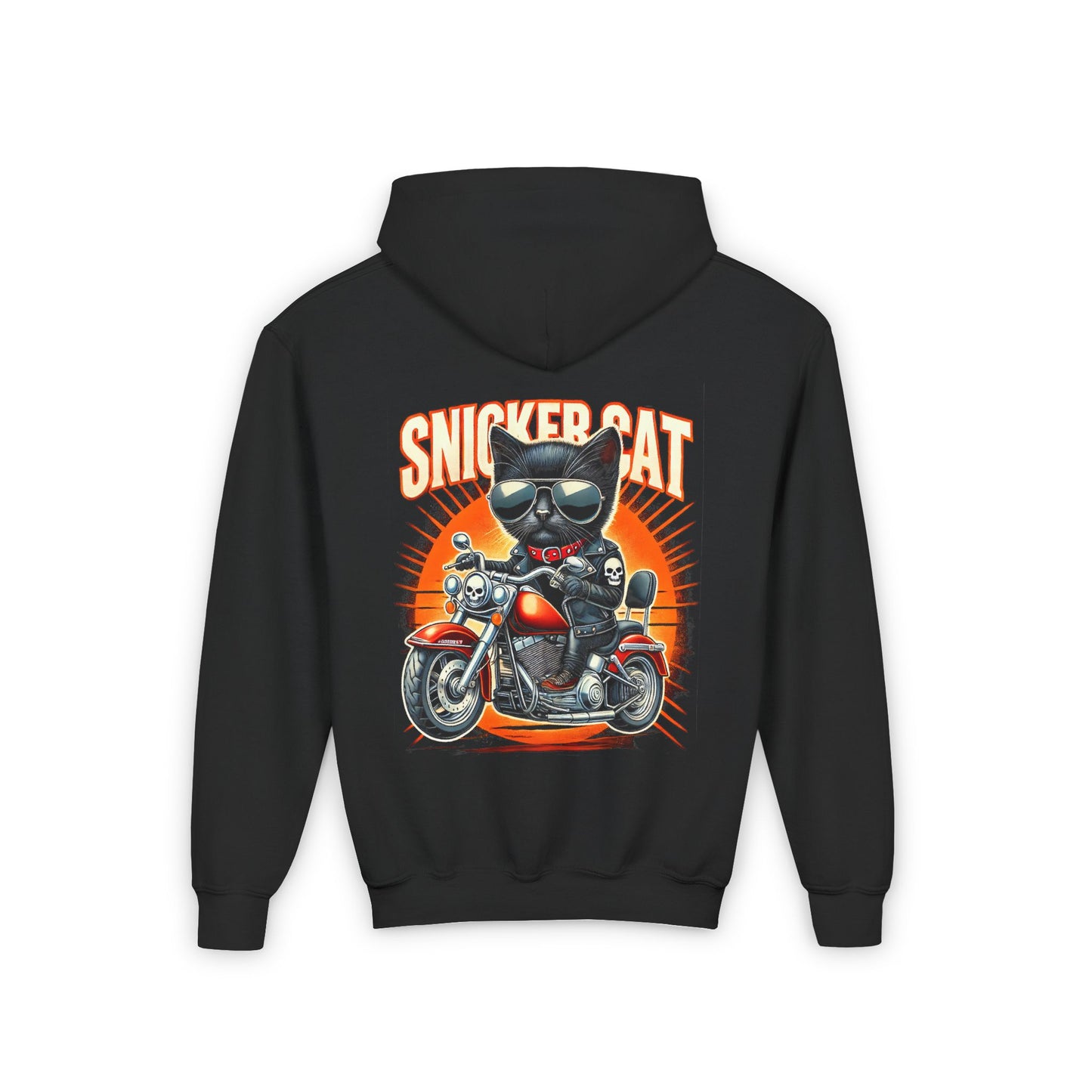 Youth Hoodie - Snicker Biker