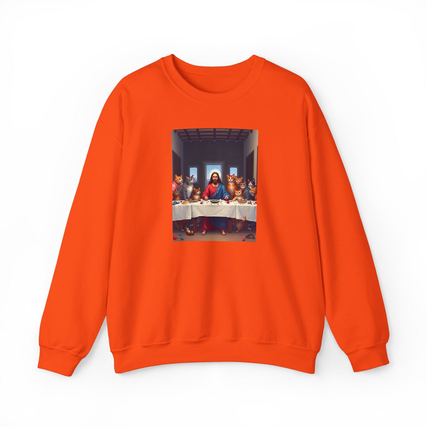 Sweatshirt - The Last Supper: Cat Edition