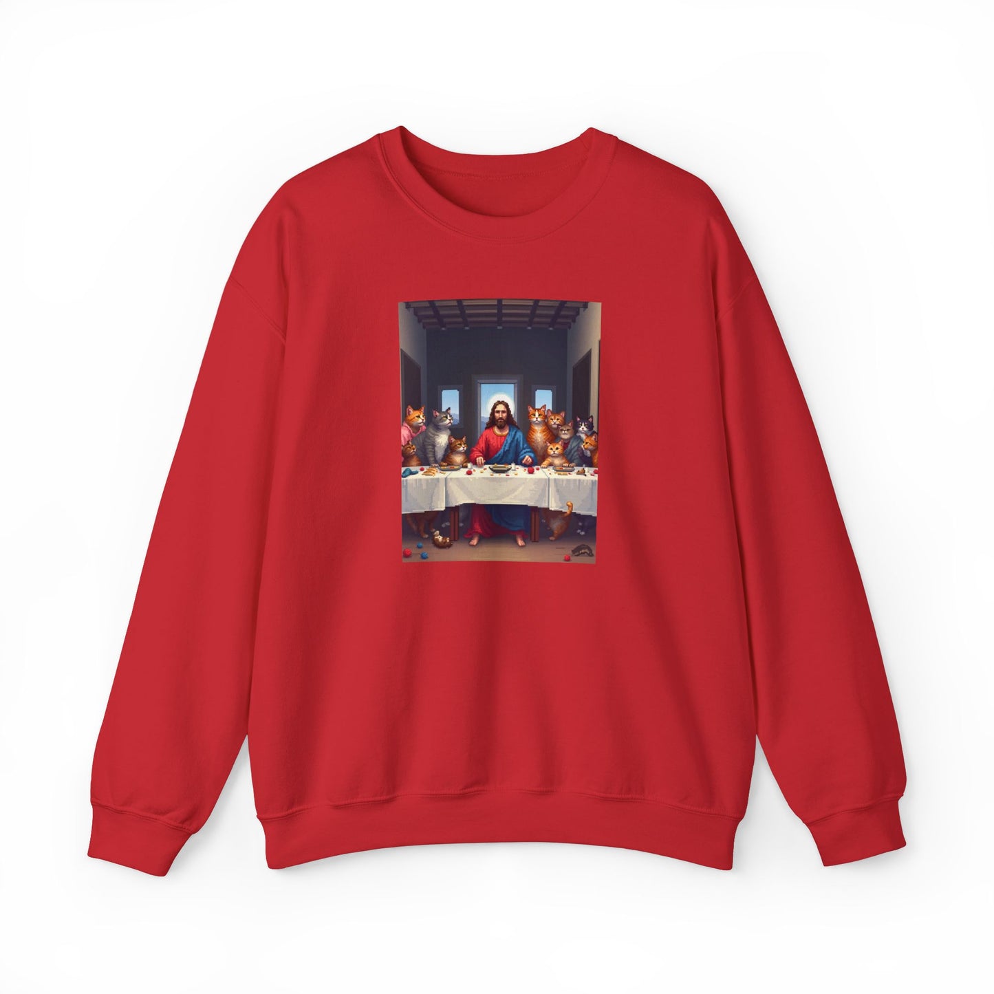 Sweatshirt - The Last Supper: Cat Edition