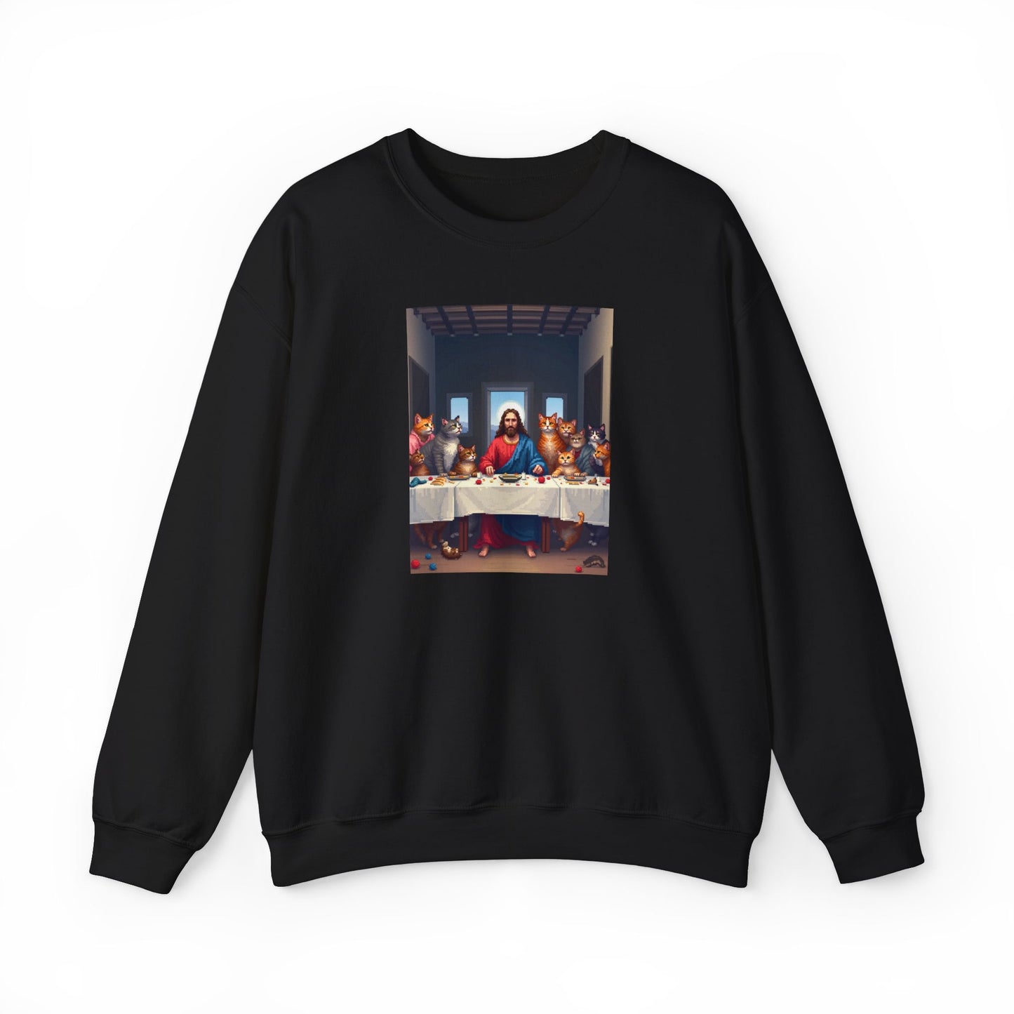 Sweatshirt - The Last Supper: Cat Edition