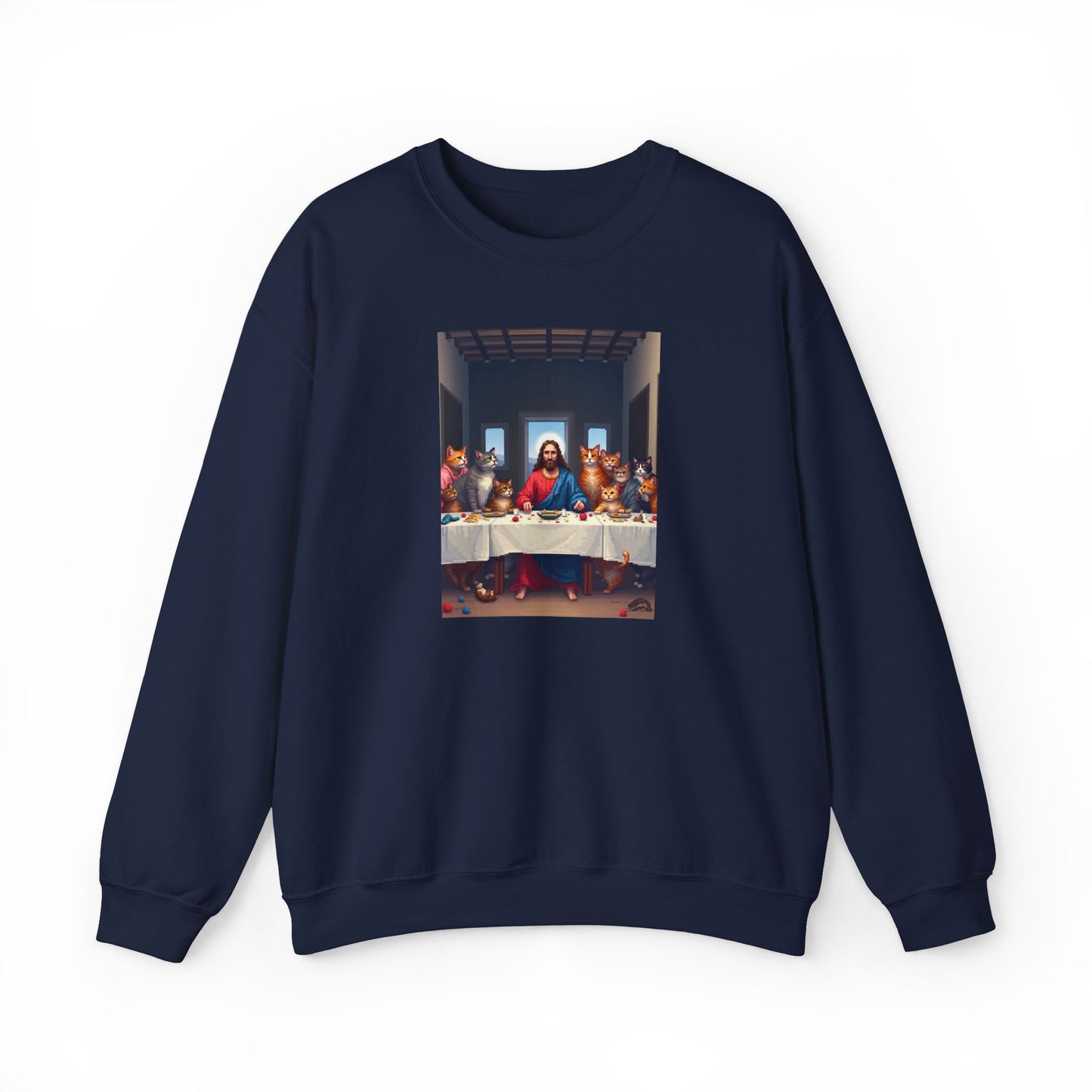 Sweatshirt - The Last Supper: Cat Edition