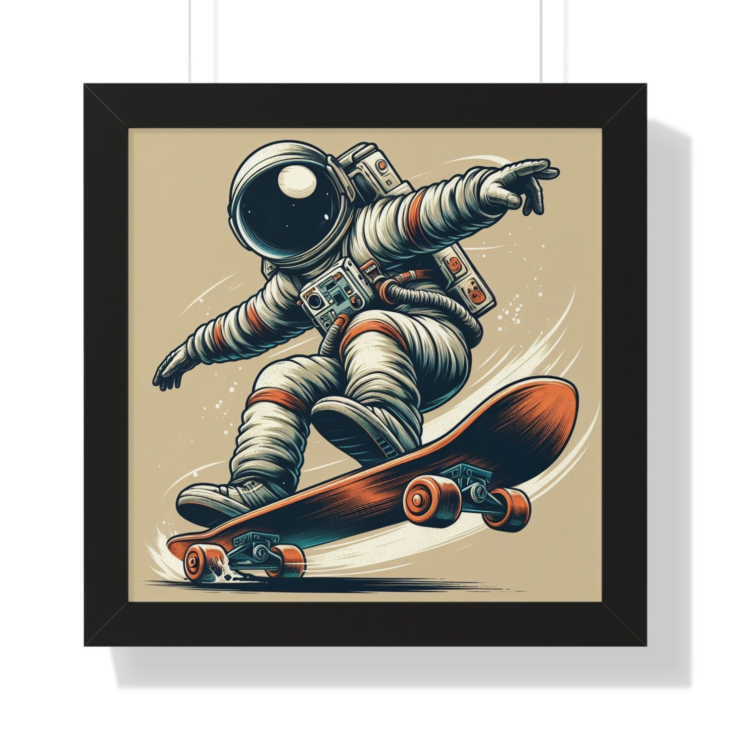 Skateboarder Astronaut