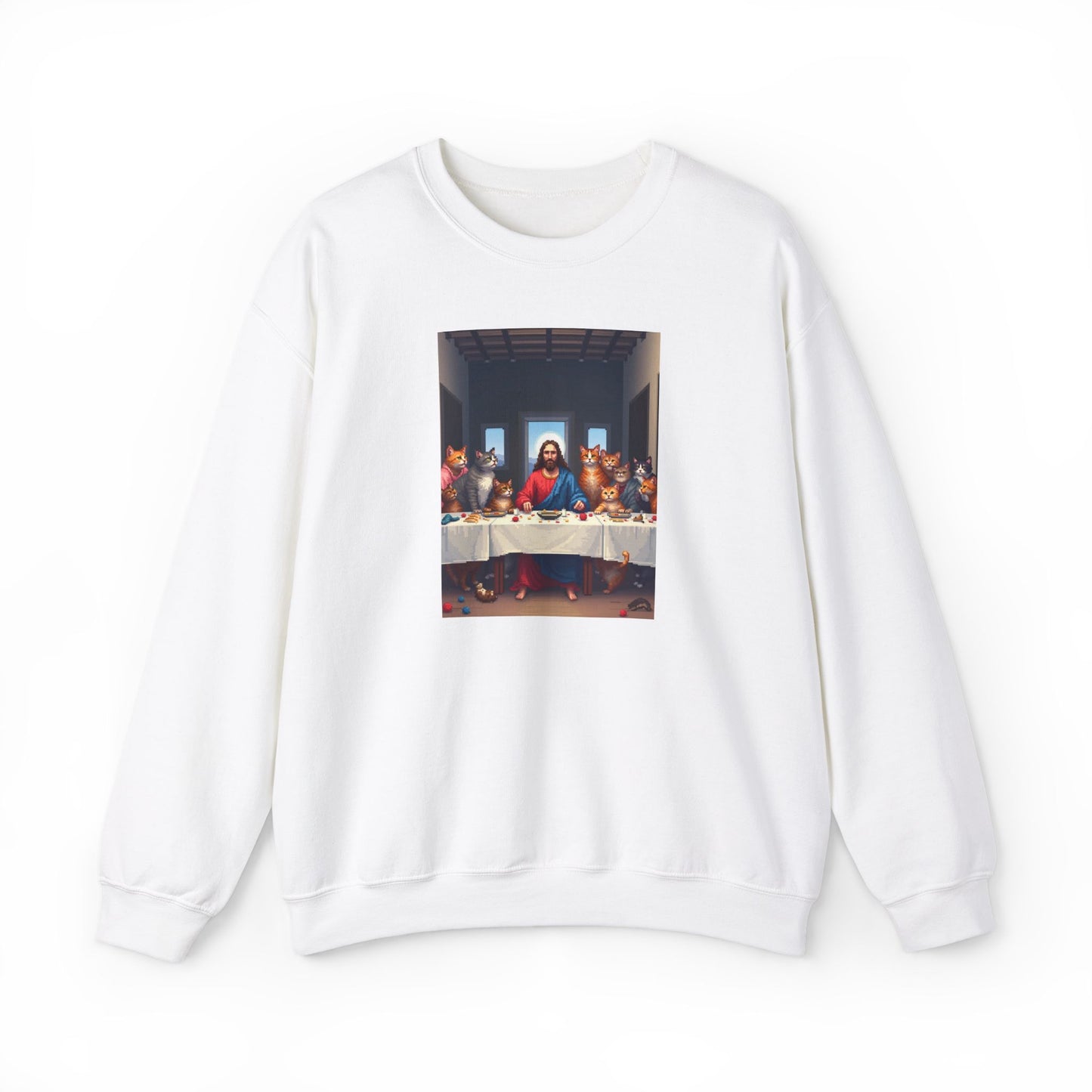 Sweatshirt - The Last Supper: Cat Edition
