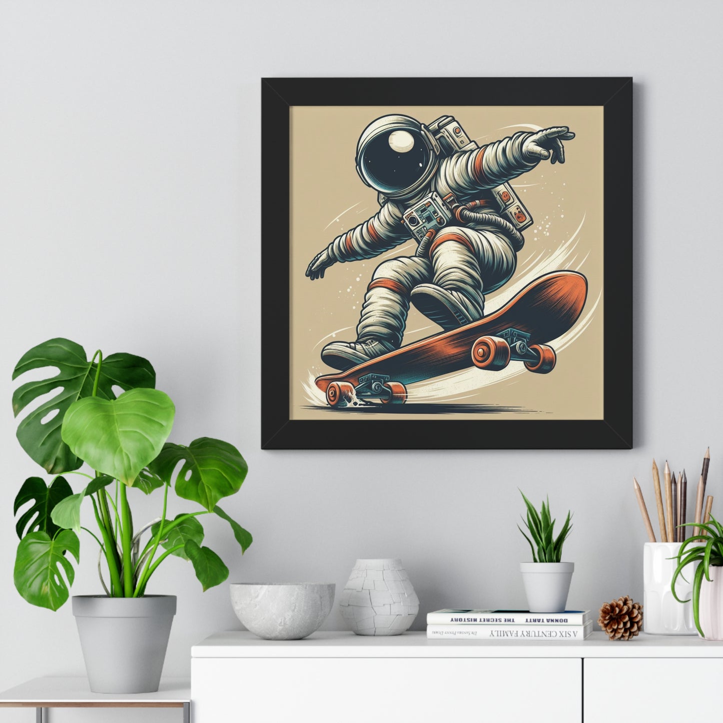 Skateboarder Astronaut