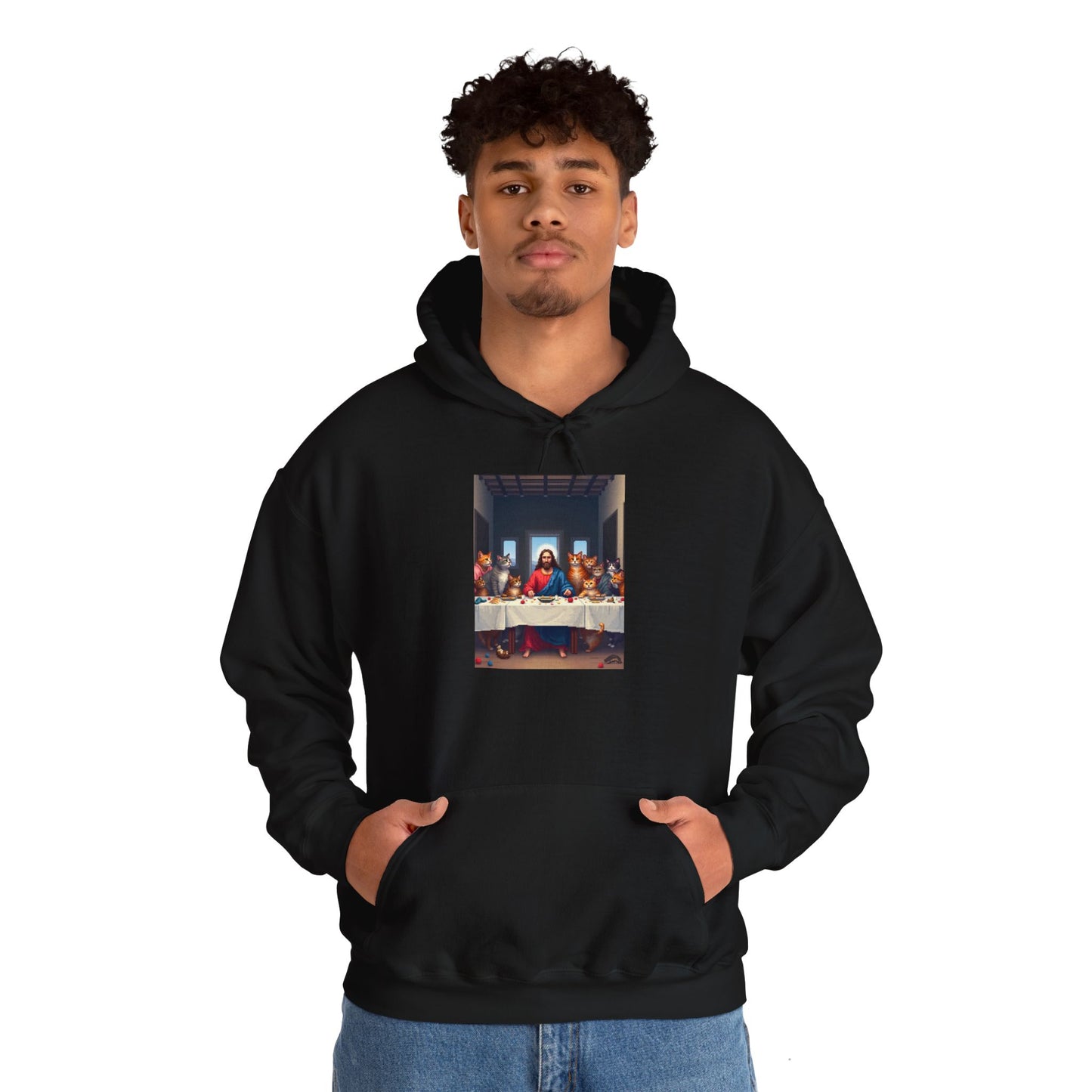 Hoodie - The Last Supper: Cat Edition