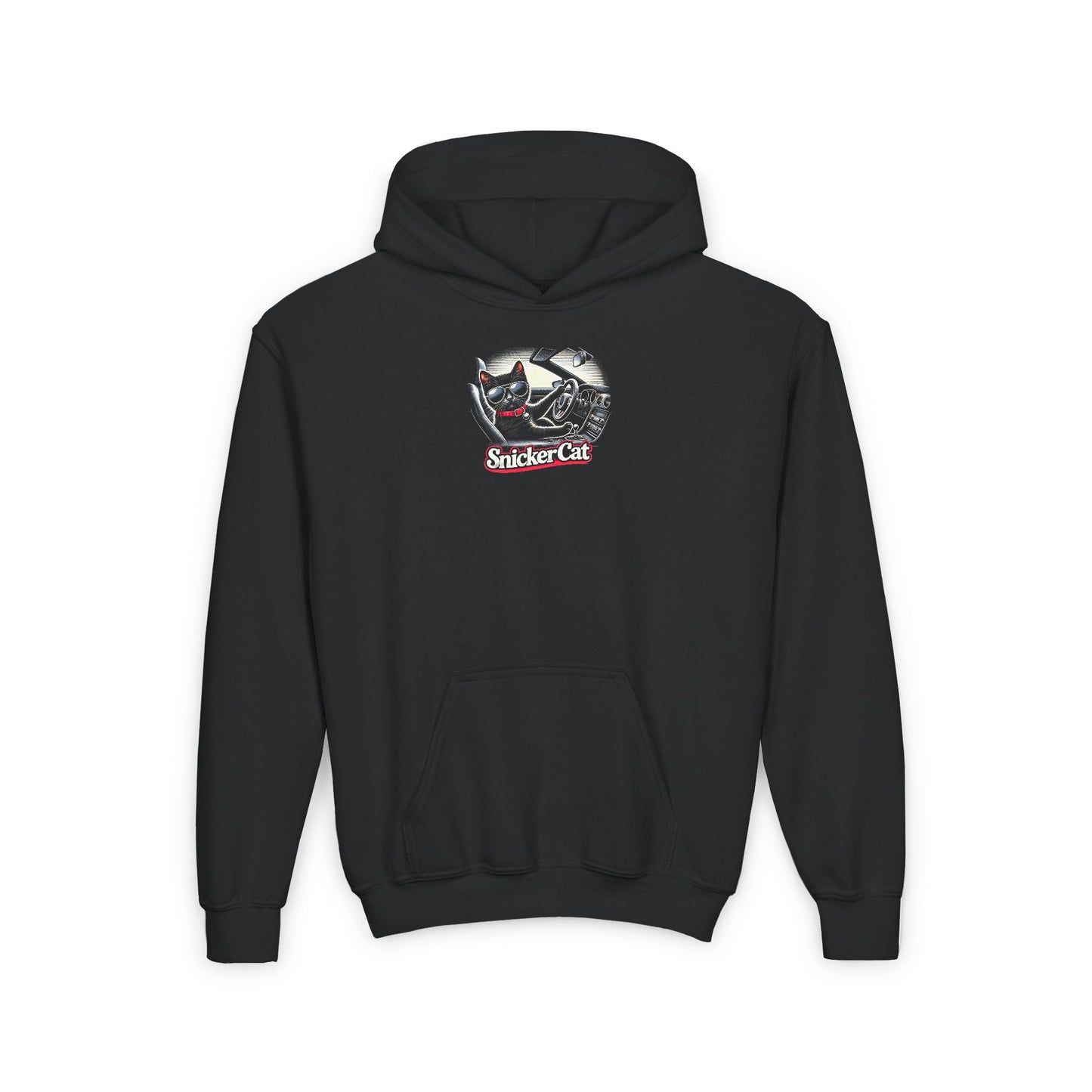 Youth Hoodie - Chill Cat Driver v2