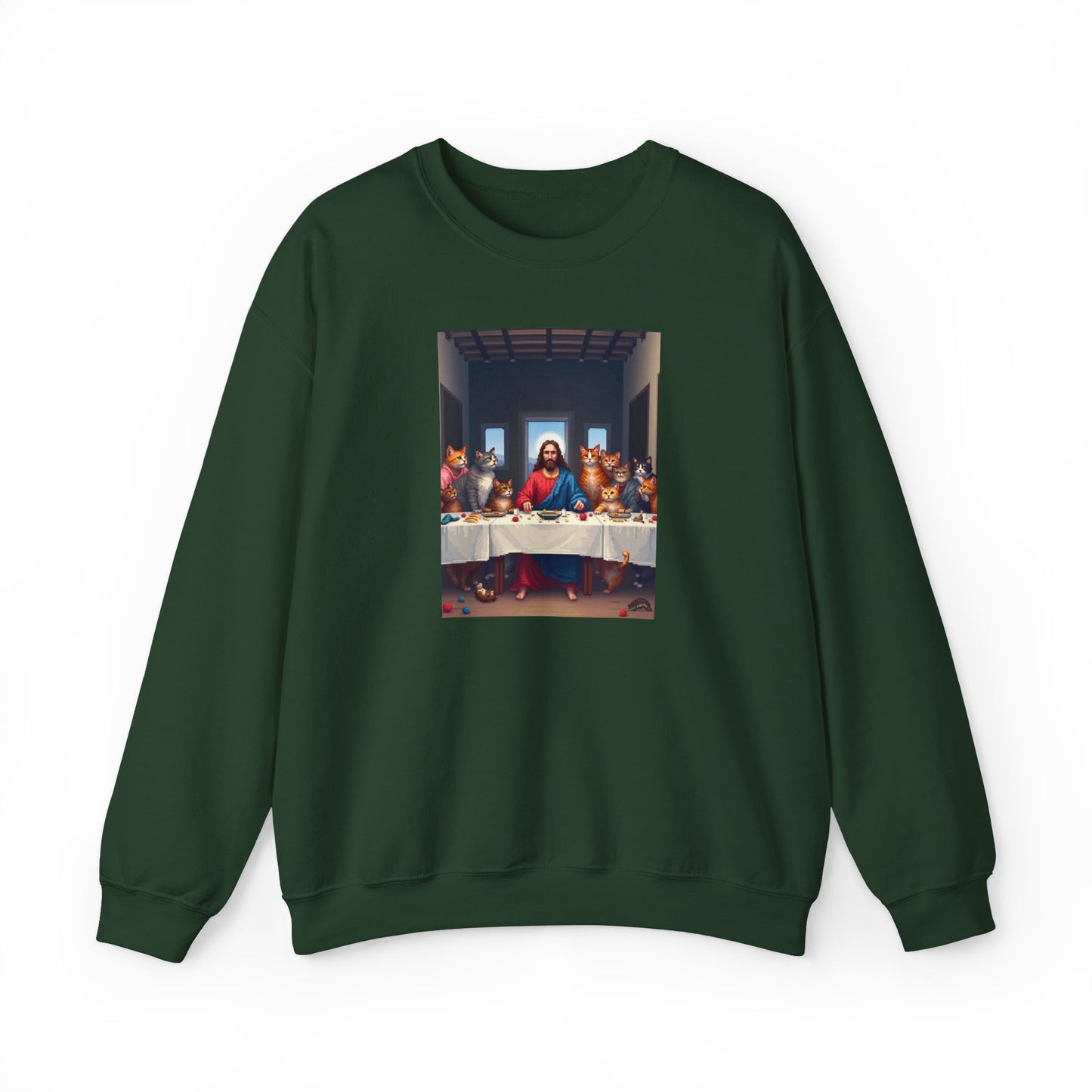Sweatshirt - The Last Supper: Cat Edition