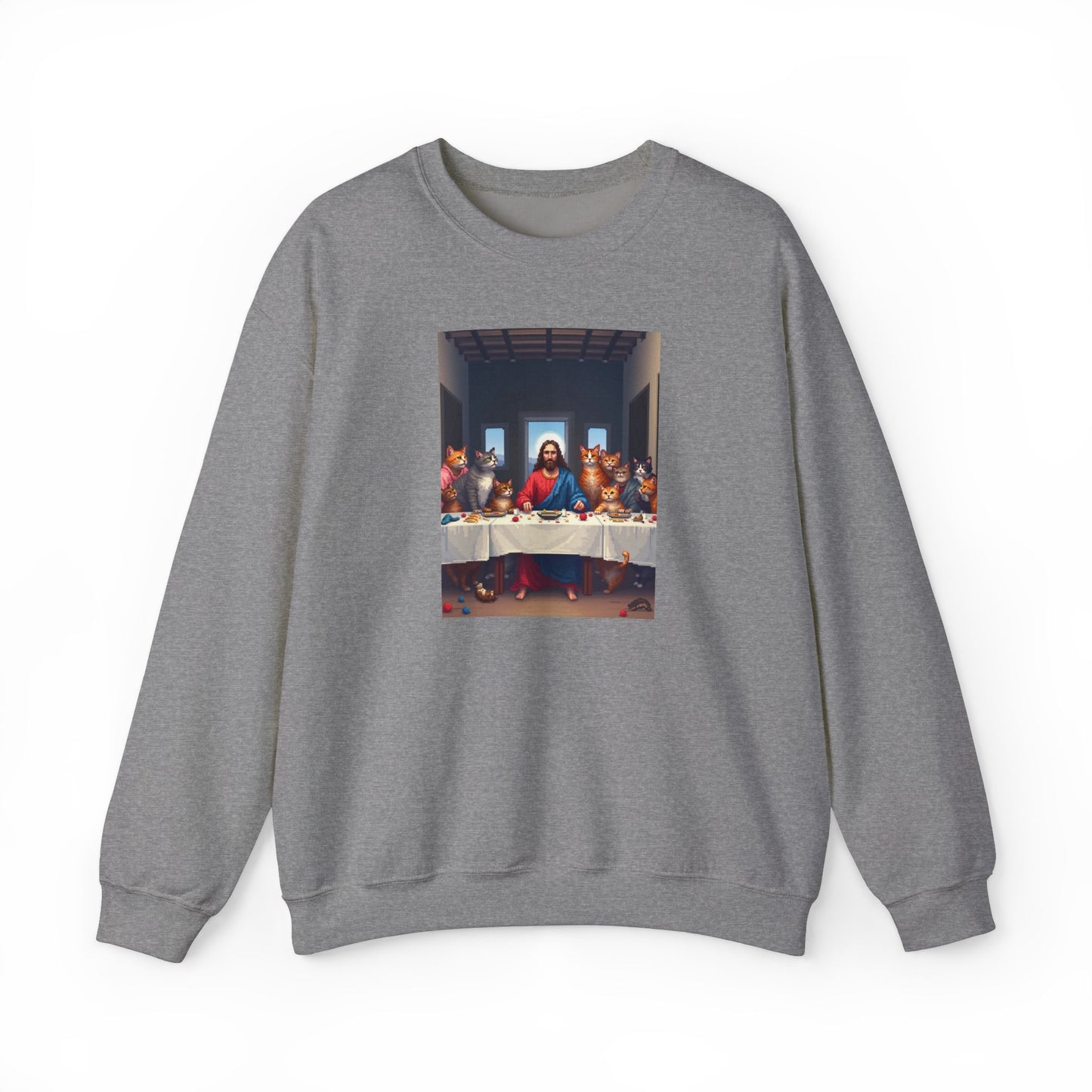 Sweatshirt - The Last Supper: Cat Edition