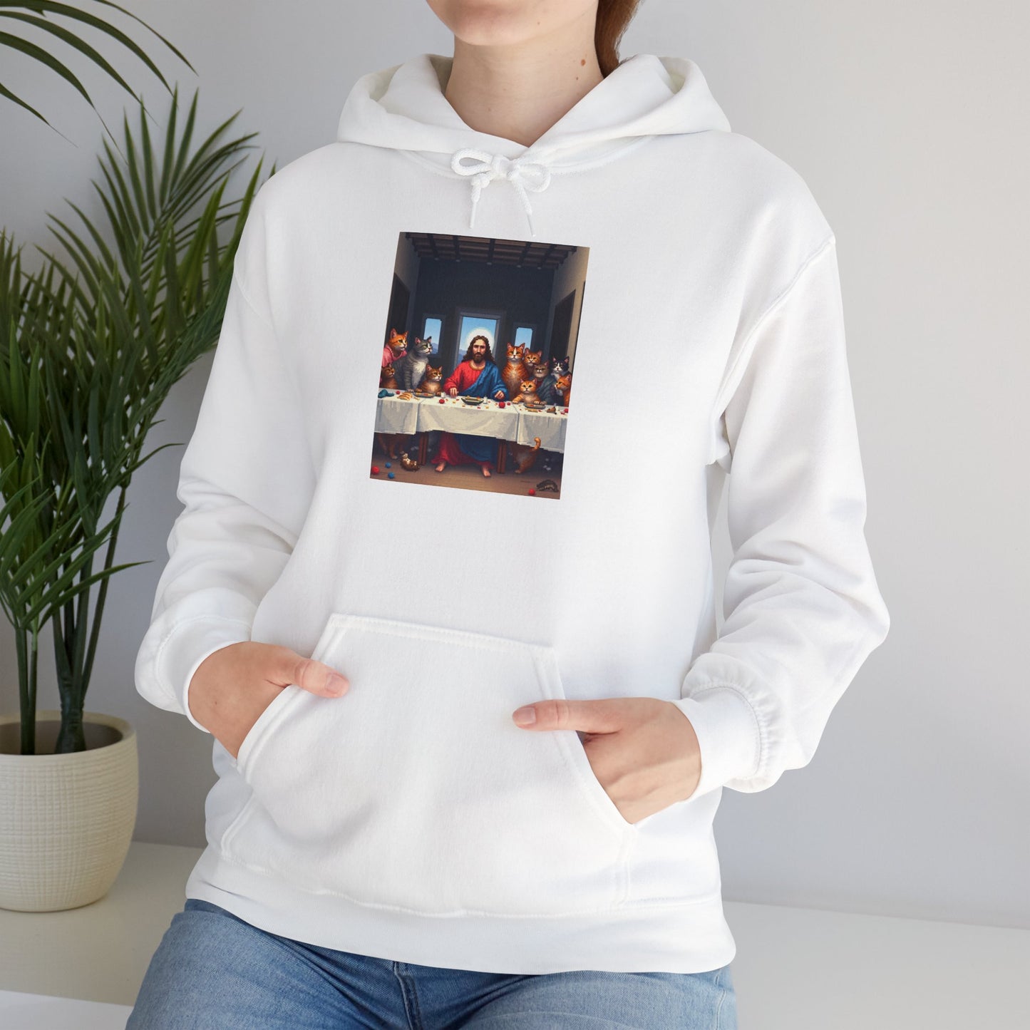 Hoodie - The Last Supper: Cat Edition
