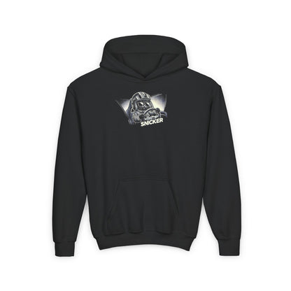 Youth Heavy Hooded Sweatshirt - Race Mode Snicker