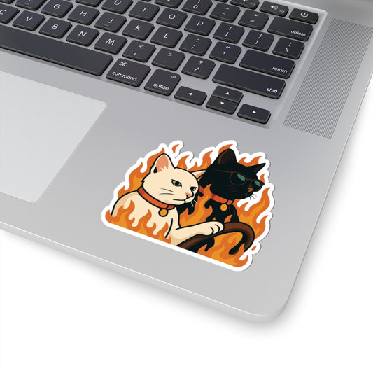 Sticker - Classic On Fire